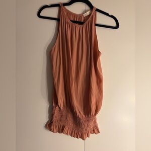 Ramy Brook Sleeveless Blouson Tank in dusty rose